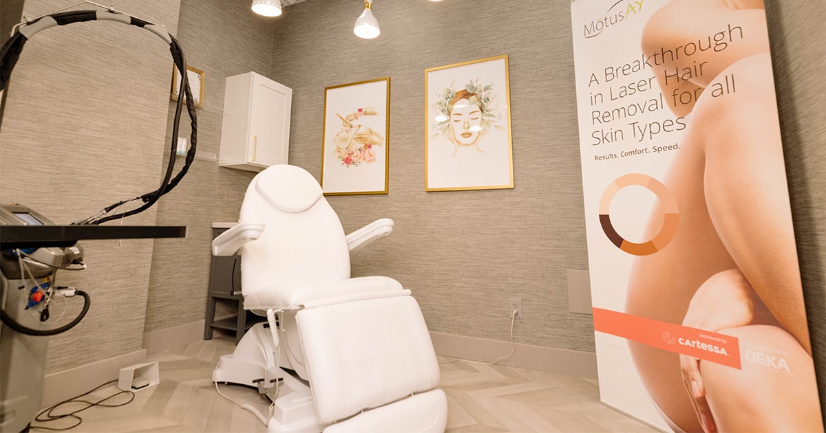 In-clinic skincare treatment